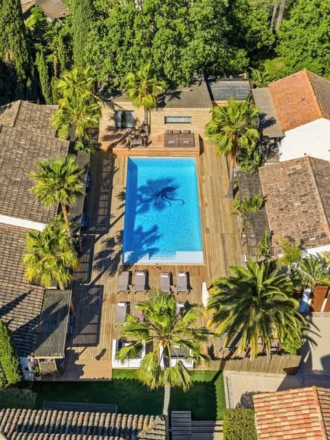La Villa Cosy vue du ciel