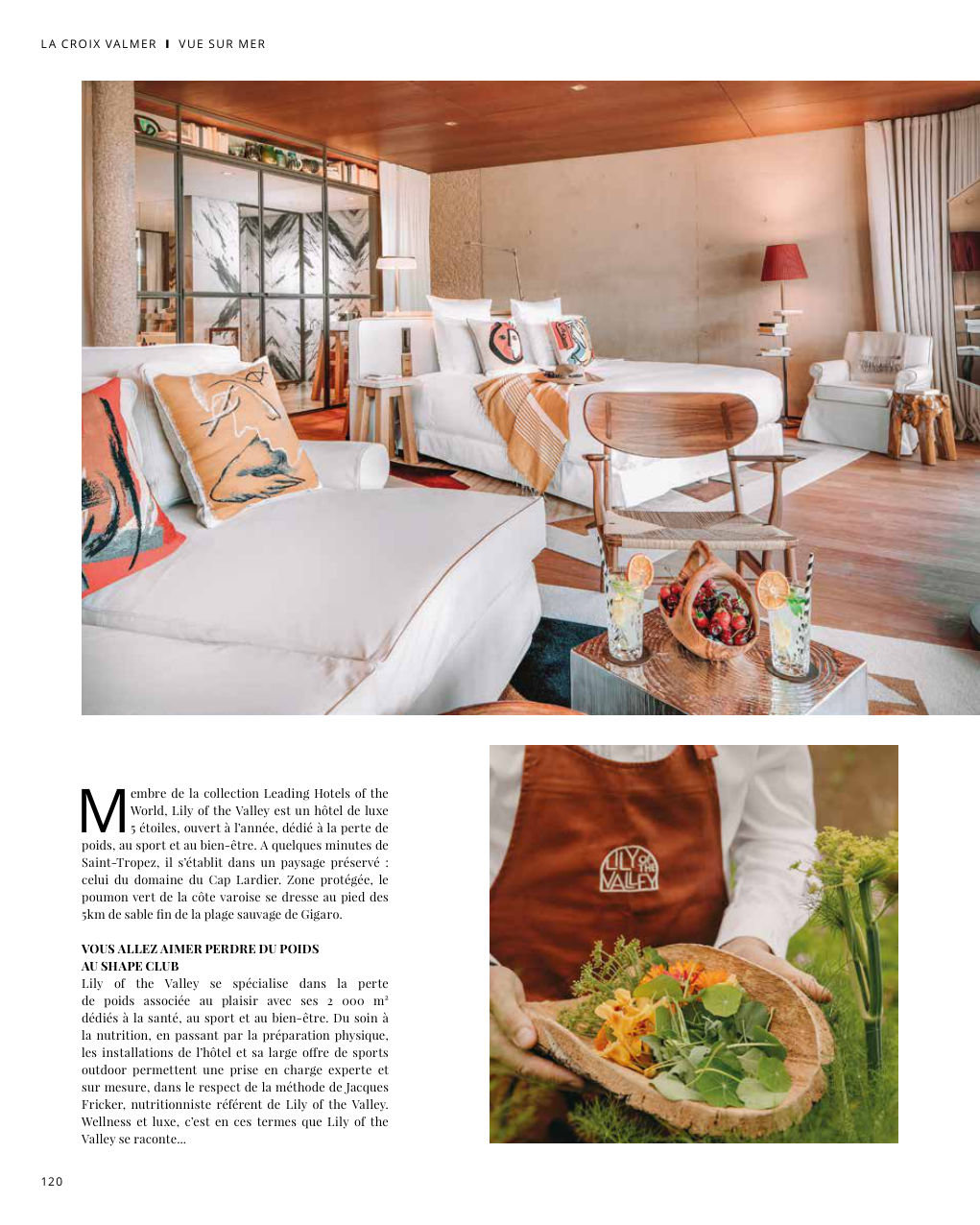 M embre de la collection Leading Hotels of the World, Lily of the Valley est un hôtel de luxe — Eden Summer 2022, page 120