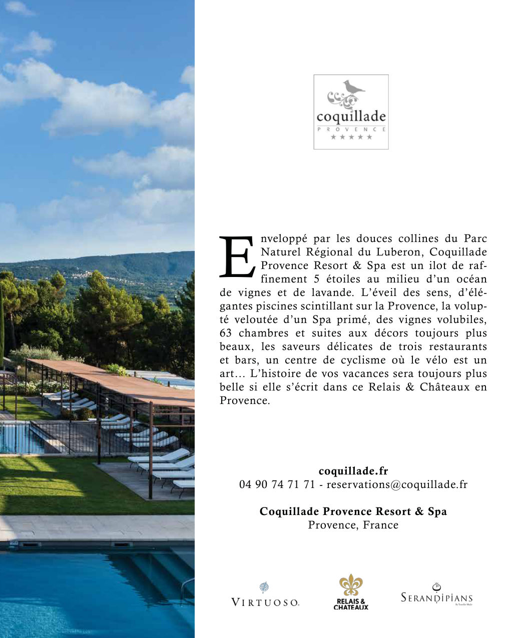 coquillade.fr 04 90 74 71 71 - reservations@coquillade.fr Coquillade Provence Resort & Spa — Eden Summer 2022, page 123