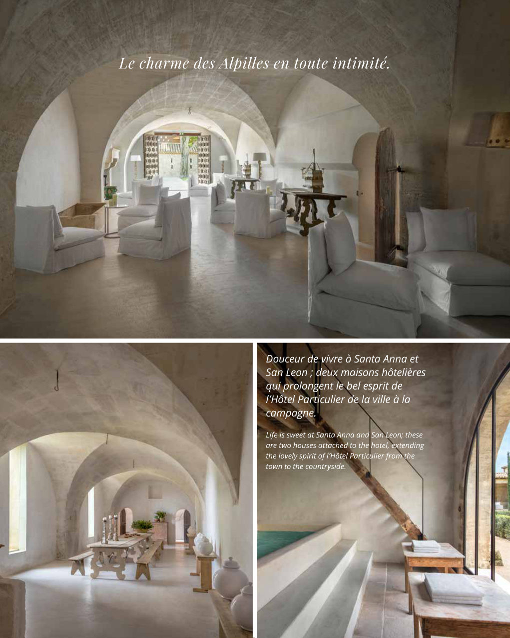 Douceur de vivre à Santa Anna et San Leon ; deux maisons hôtelières qui prolongent le bel esprit de — Eden Summer 2023, page 50