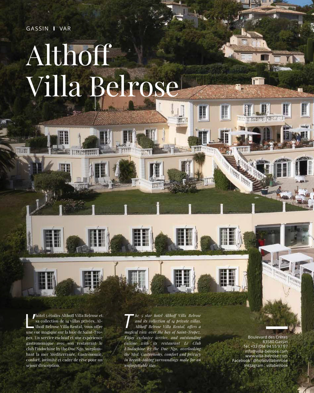 Althoff Villa Belrose Boulevard des Crêtes — Eden Summer 2023, page 64