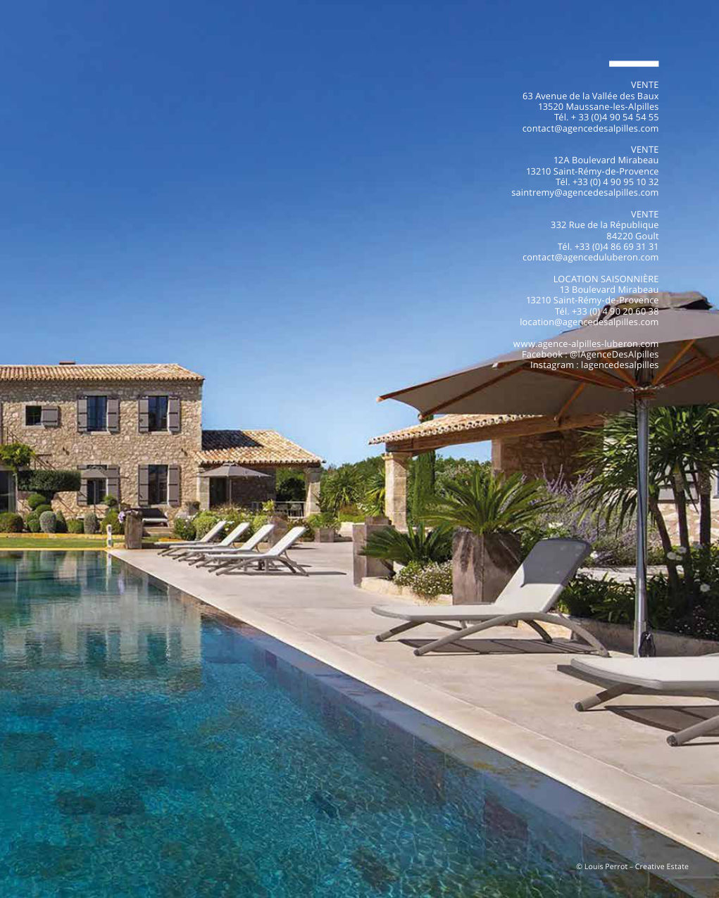 63 Avenue de la Vallée des Baux 13520 Maussane-les-Alpilles Tél. + 33 (0)4 90 54 54 55 — Eden Summer 2023, page 77