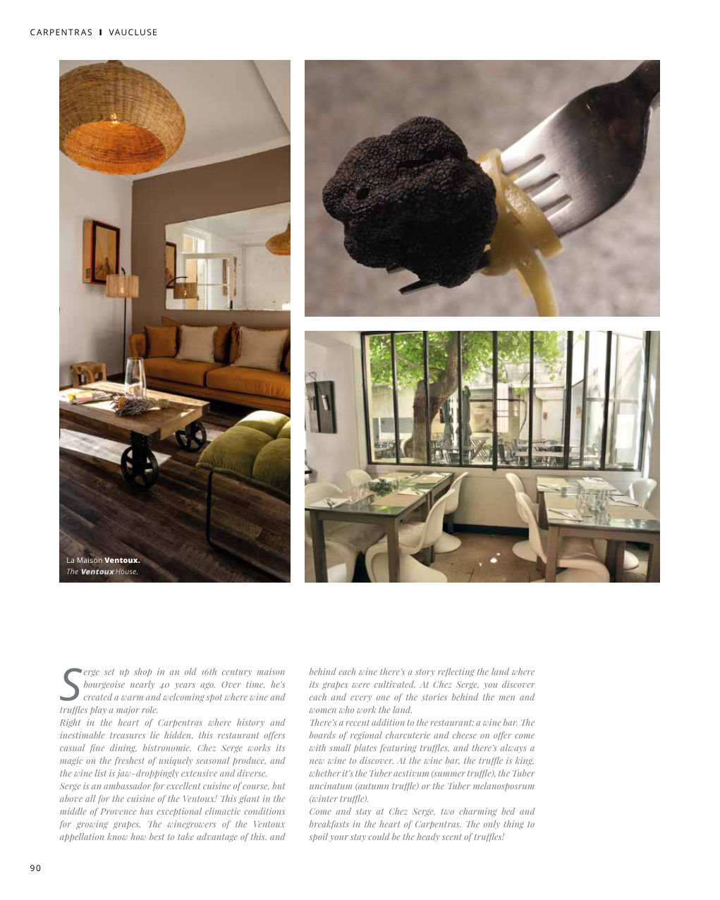 La Maison Ventoux. The Ventoux House. S — Eden Summer 2023, page 90