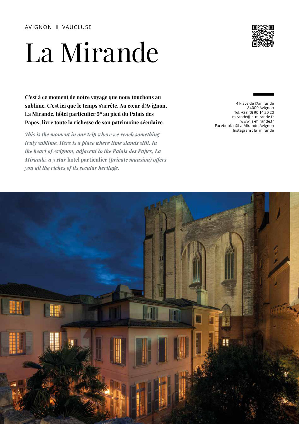 La Mirande 4 Place de l’Amirande 84000 Avignon — Eden Summer 2024, page 72