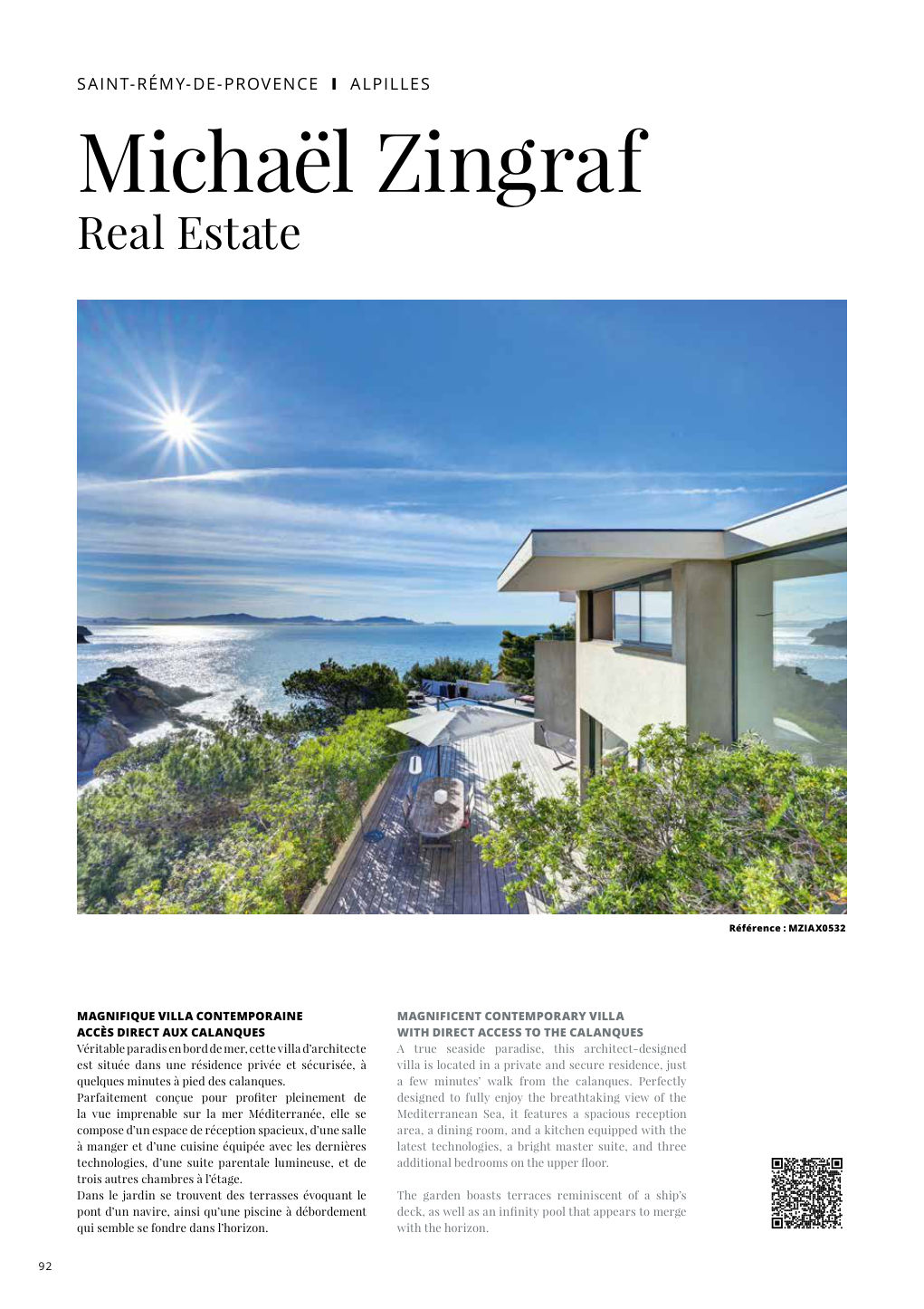 Michaël Zingraf Real Estate — Eden Summer 2024, page 92