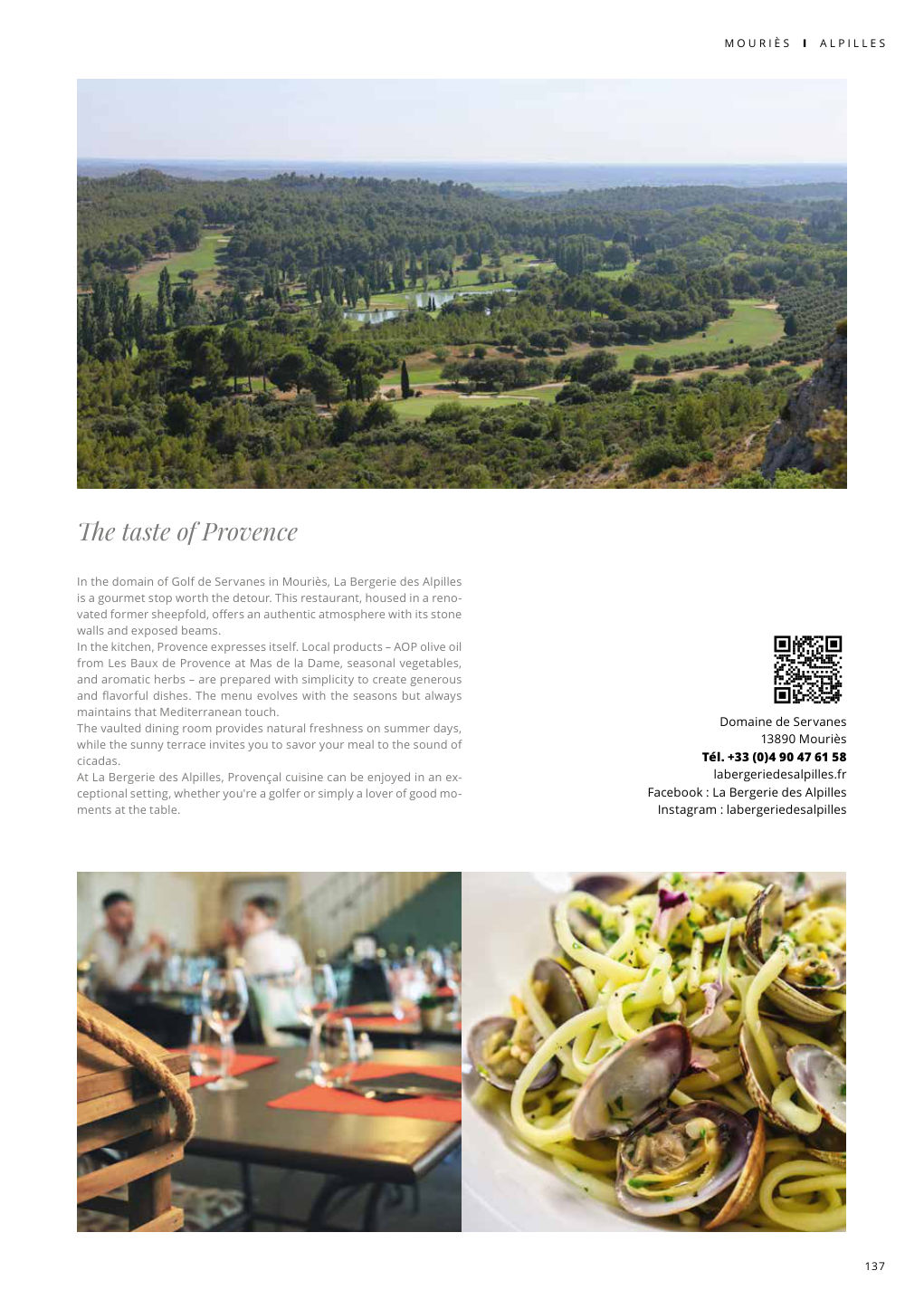 Domaine de Servanes 13890 Mouriès Tél. +33 (0)4 90 47 61 58 — Eden Summer 2025, page 137