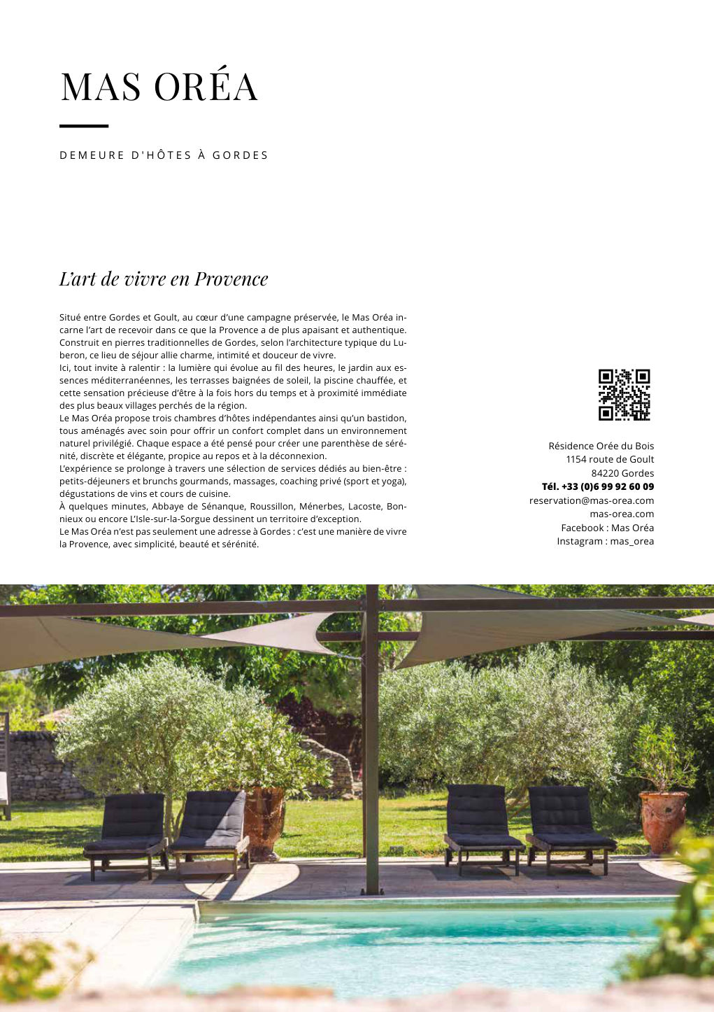 Résidence Orée du Bois 1154 route de Goult 84220 Gordes — Eden Summer 2026, page 82